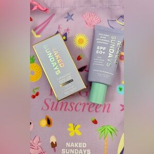 Naked Sundays bundle: cabana glow serum drops & collagen glow mineral sunscreen